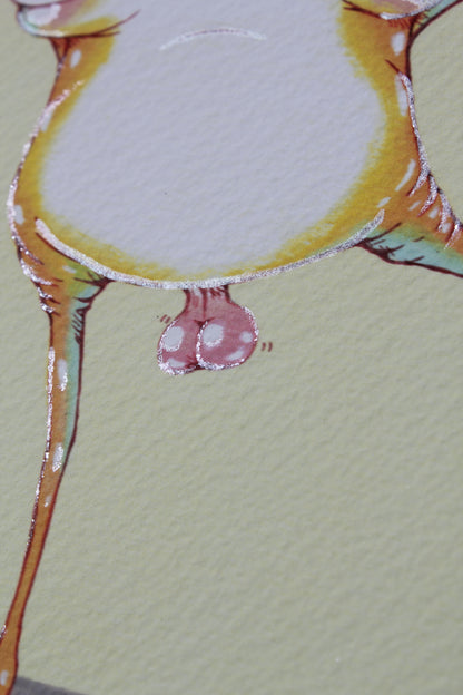 Ventilating Frog Art Print [Limited Edition of 15]