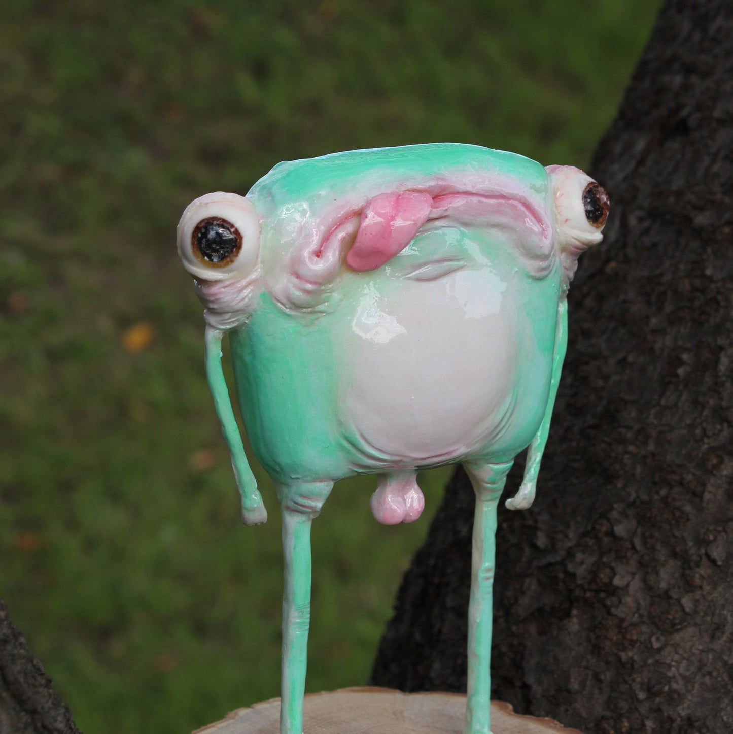 Air licking frog [Limited Edition 1/1]