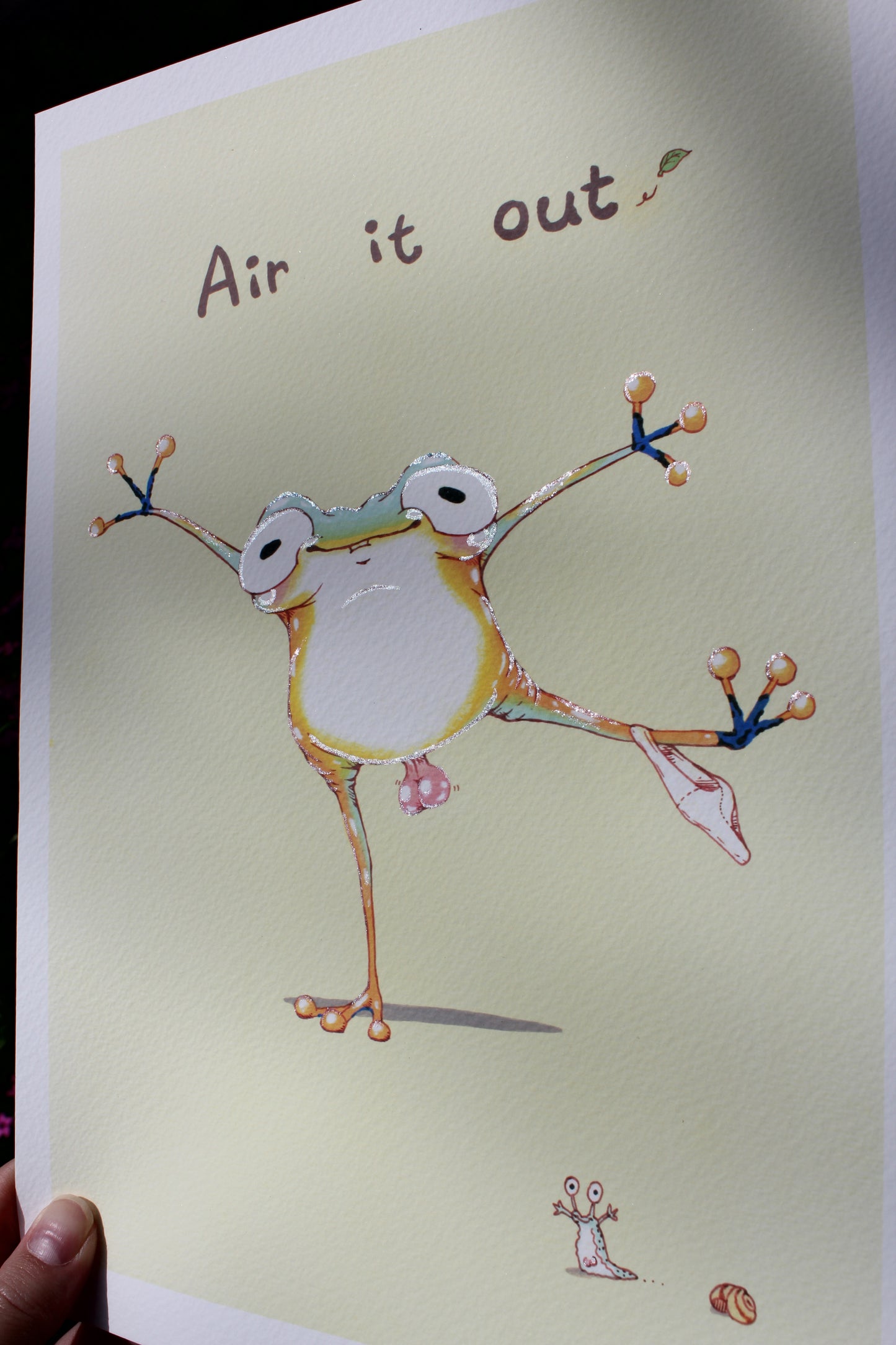 Ventilating Frog Art Print [Limited Edition of 15]